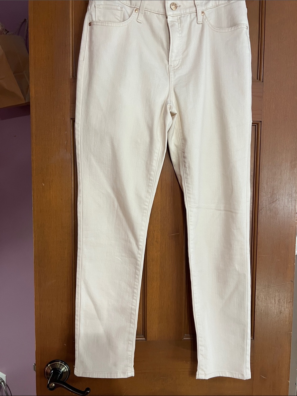 Chico's So Slimming Girlfriend slim Ankle Jeans